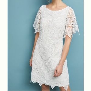 Anthropologie Charleston Lace Mini Dress